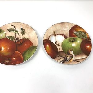 David Carter Brown collection SAKURA Oneida APPLE ORCHARD Salad Plate -set of 2
